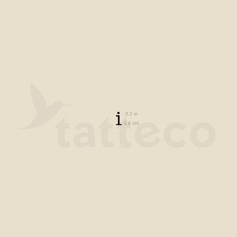 V Uppercase Typewriter Letter Temporary Tattoo - Set of 3 – Tatteco