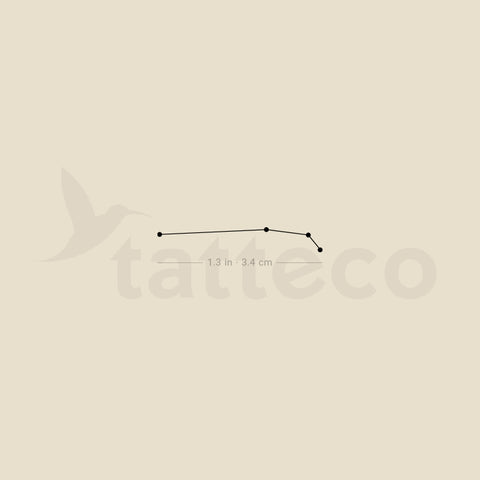 Aries Constellation Temporary Tattoo - Set of 3 – Tatteco