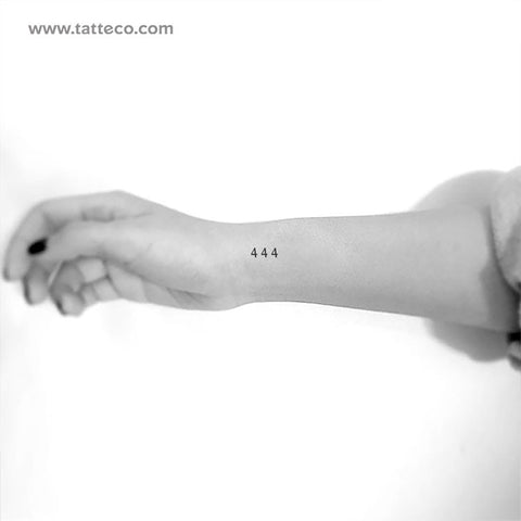 444 Tattoo Meaning With 105 Ideas For Tattoo Enthusiasts