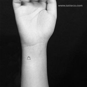 Earth alchemical symbol temporary tattoo get it here