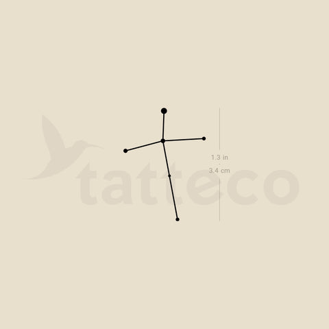 northern cross constellation tattoo