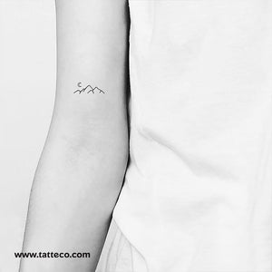 Top 47 Minimalist Mountain Tattoo Ideas 2021 Inspiration Guide