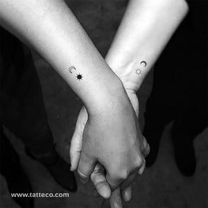 20 matching sun and moon tattoos for best friends and couples  Tukocoke