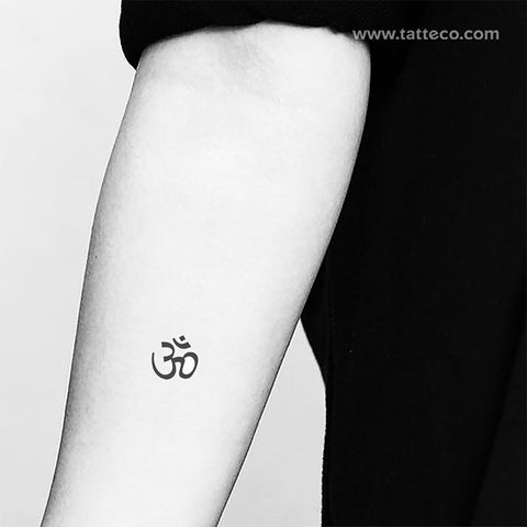 Om Yoga Symbol Temporary Tattoo set of 2 -  Canada