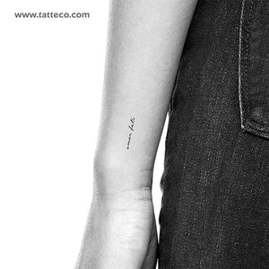 Buy Amor Fati Temporary Tattoo set of 3 Online in India  Etsy