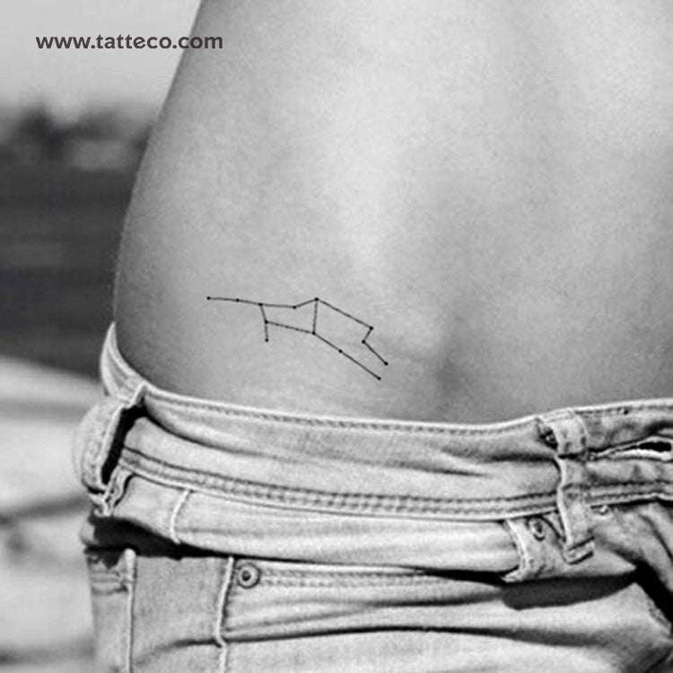 Virgo Constellation Temporary Tattoo - Set Of 3 – Tatteco