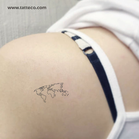 Georgia Map Temporary Tattoo - Set of 3 – Little Tattoos