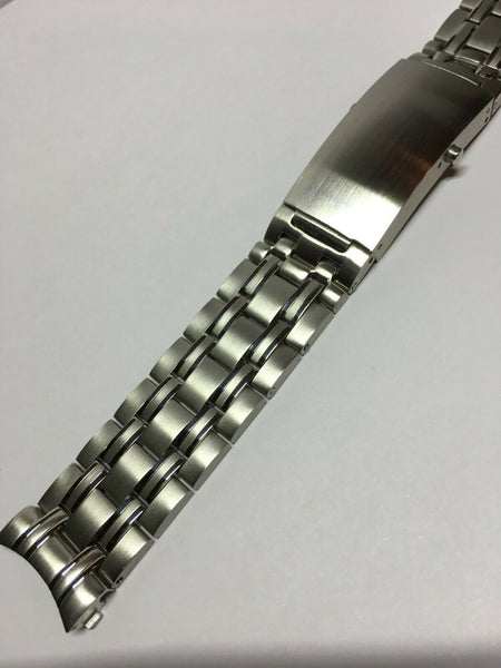 WATCH BAND STAINLESS STEEL FOR OMEGA SEAMASTER BRUSH FINISH BRACELET 20MM  HEAVY  eBay