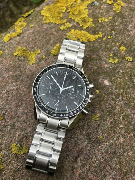 alpha moon watch mechanical chronograph
