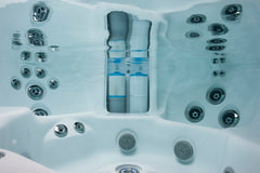 Hot tub filters underwater