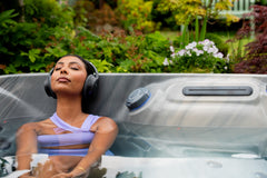 Bathing in Hot Tub