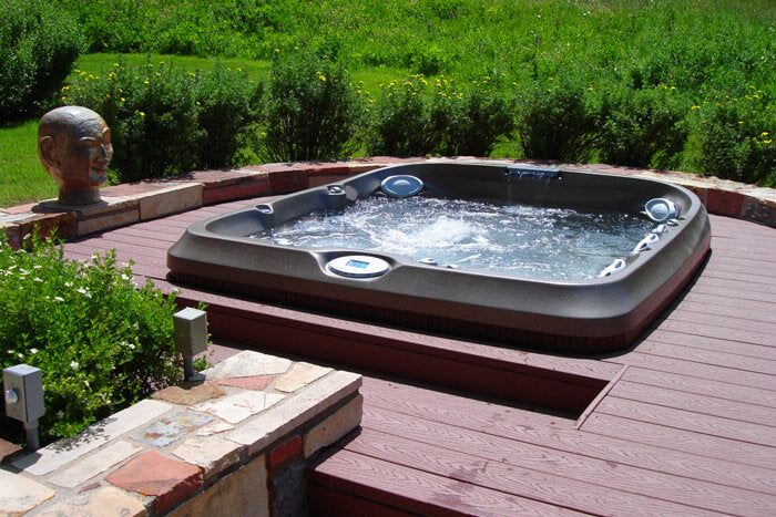 Hot Tubs In Landscaped Gardens Inspiration Outdoor Living Jacuzzi