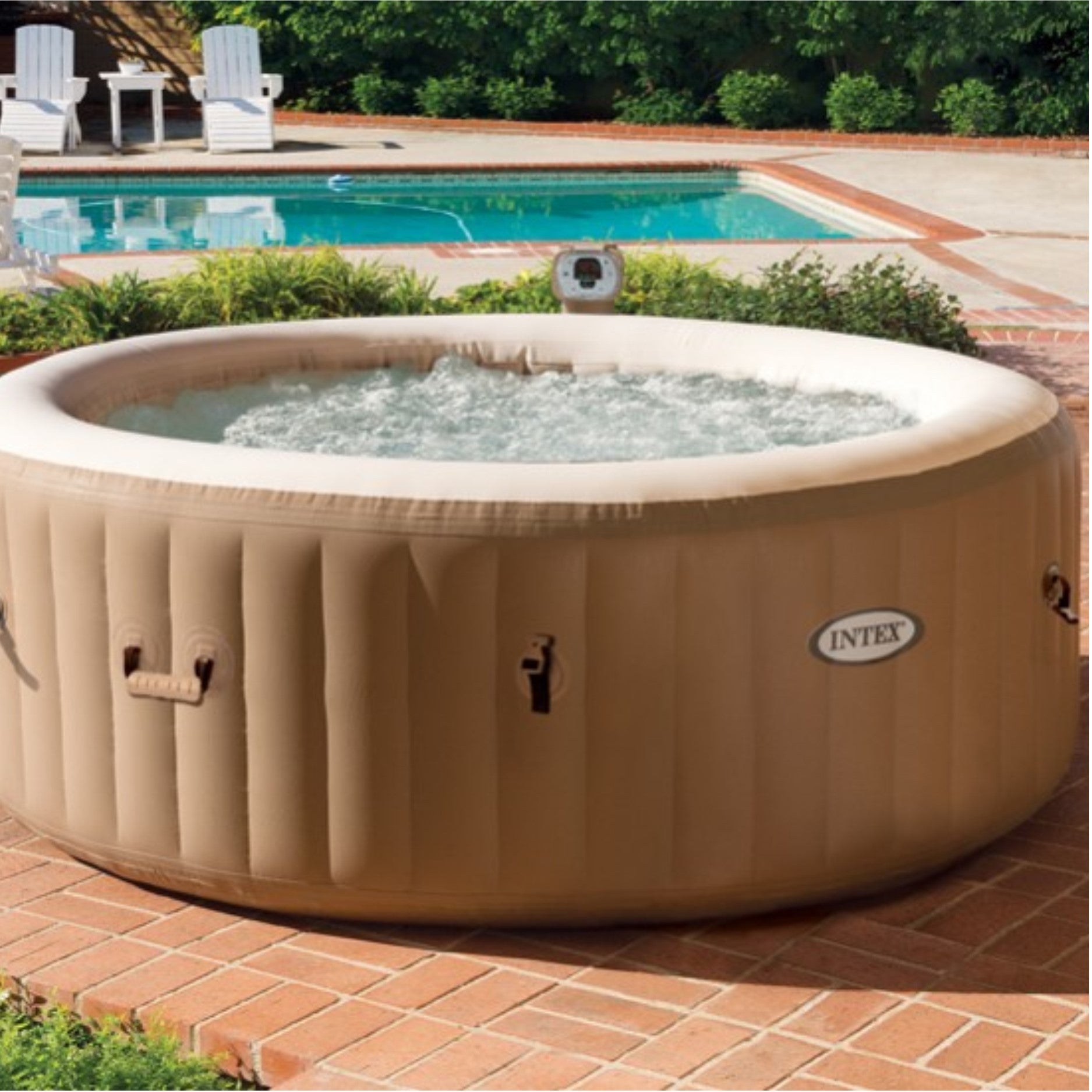 Intex PureSpa Bubble Inflatable Hot Tub Jacuzzi Direct