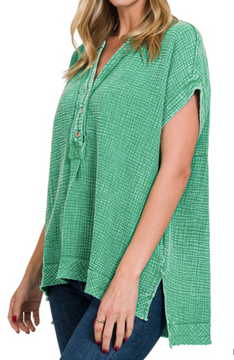 Stylish and Versatile Henley Top