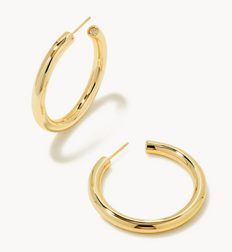 Colette Large Hoop Earrings in Gold