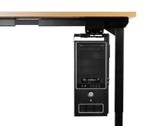 Standing desk CPU holder