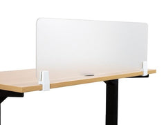 Privacy wall for standing desk
