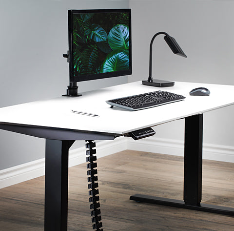 Anybody with a standing desk have cable management tips? : r