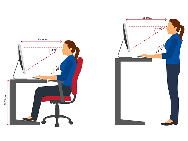 Enhance Comfort and Well-Being with the Ergonomic Standing Desk