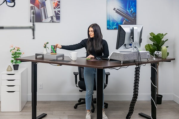 Standing desk for a big home office