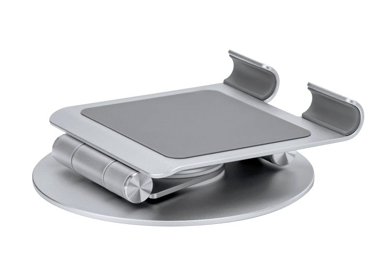 Compact aluminum tablet stand