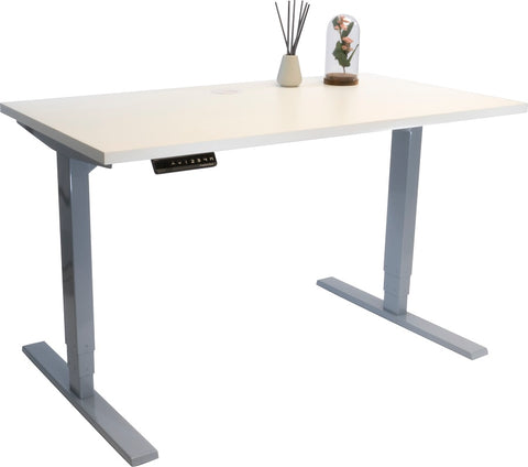  Image of the white standing desk by Progressive Desk