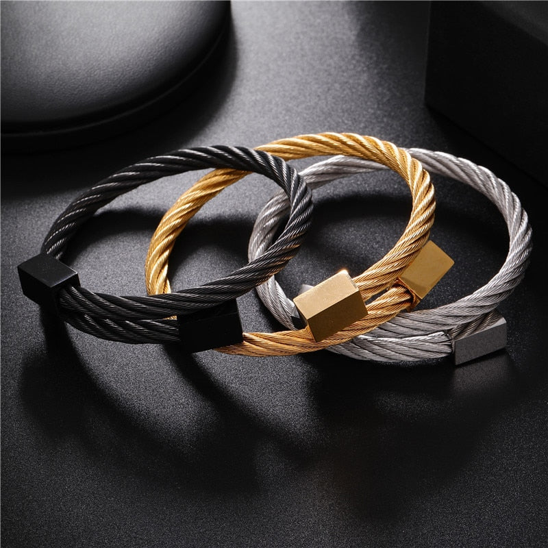 wire bracelets for men