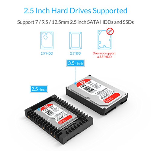 Orico 2 5 Ssd Sata To 3 5 Hard Drive Adapter Internal Drive Bay Conver New Day Computers