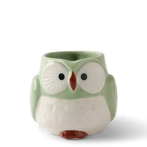 Green Meanie Owl Mug - Sullivan Street Tea & Spice Company