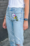 Women's Custom Patched Jeans