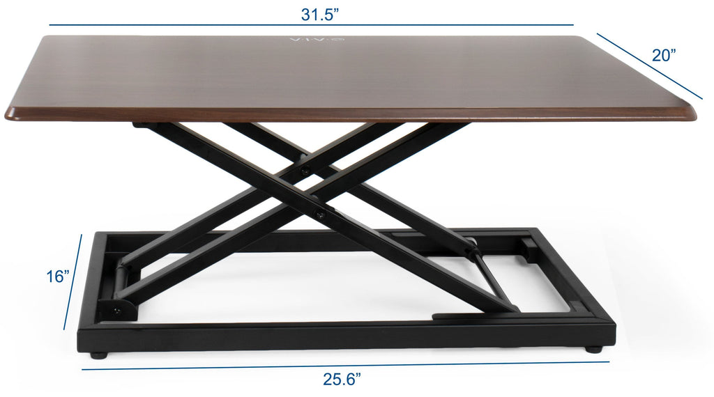 Vivo Desk V000j 32 Wood Single Top Standing Desk Riser