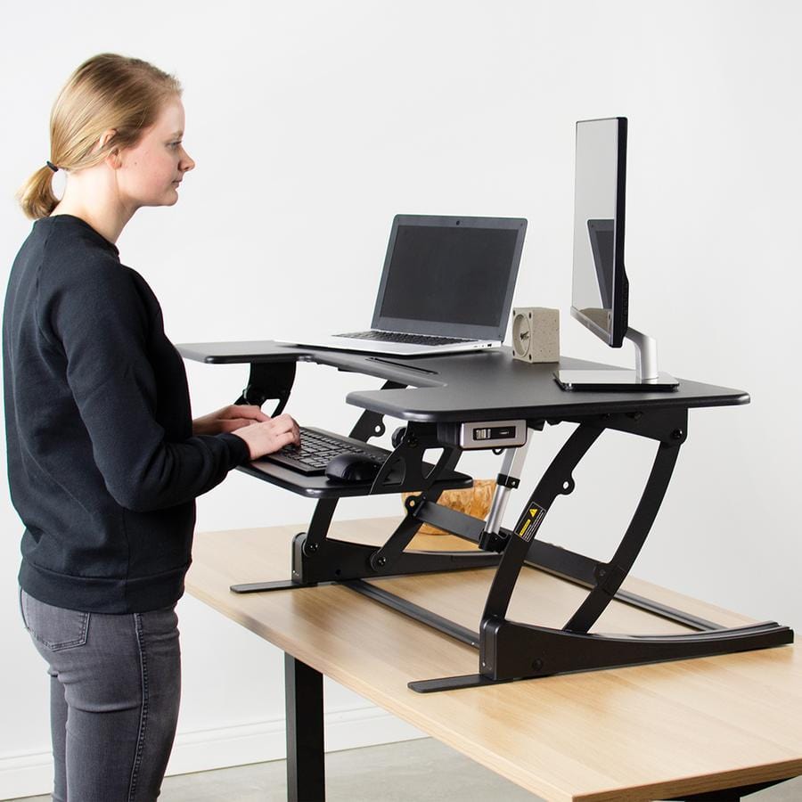 Vivo Desk V000vle 42 Electric Desk Riser Sit Stand Converter