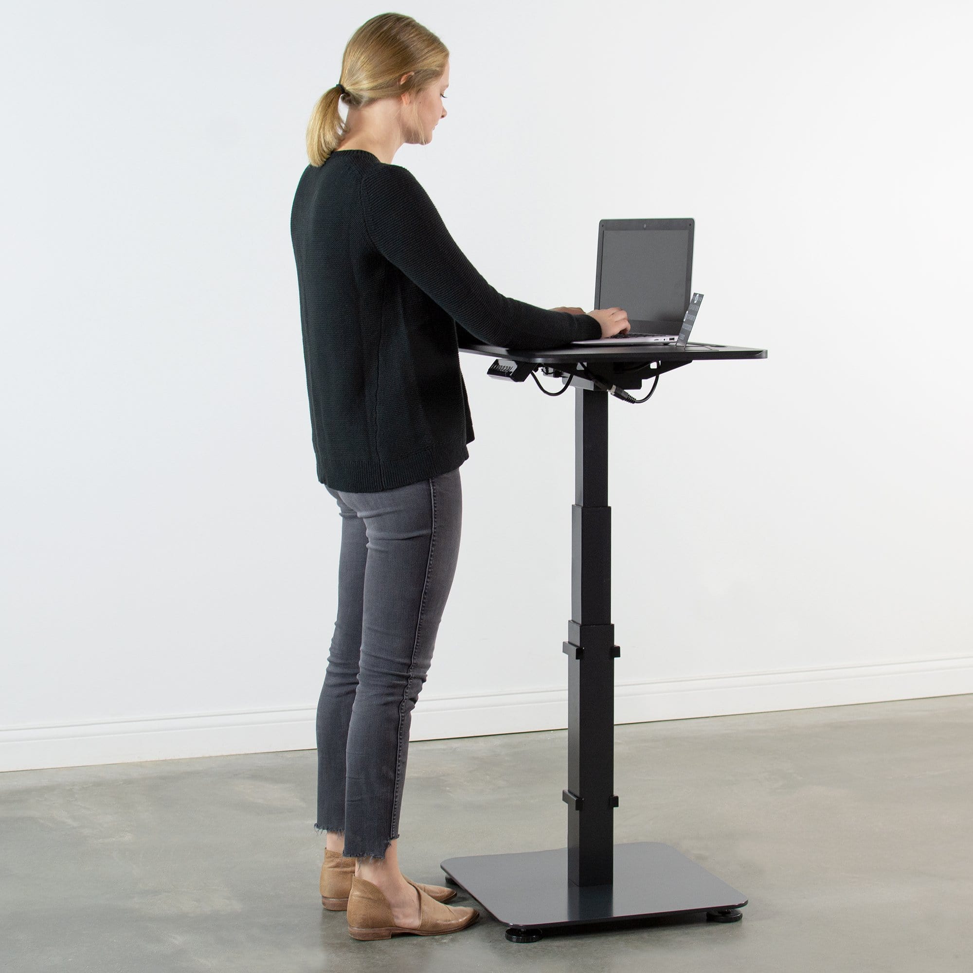 Vivo Desk V101ec Electric Premium Steel Single Column Desk Leg