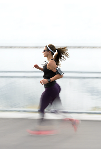 woman running