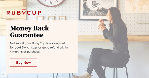 Menstrual cup money back guarantee