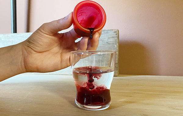 Menstrual blood can vary in color, texture, and consistency