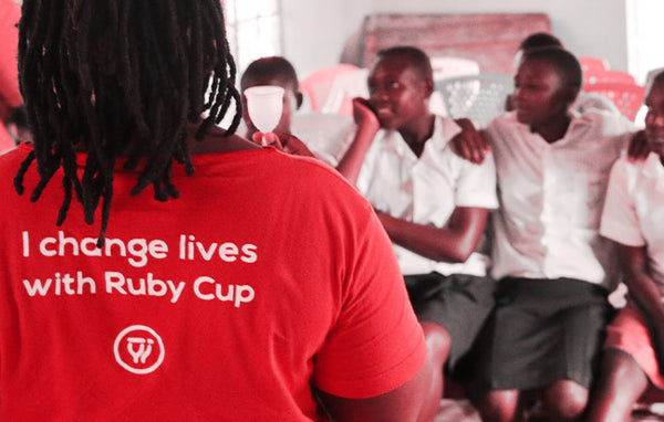 When buying a Ruby Cup you fight period poverty and impact the life of someone else