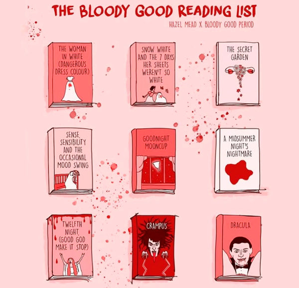 Meme about books about menstruation