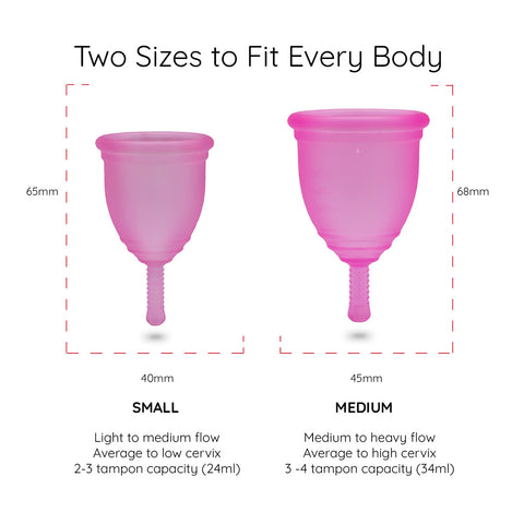 menstrual cup sizing guide