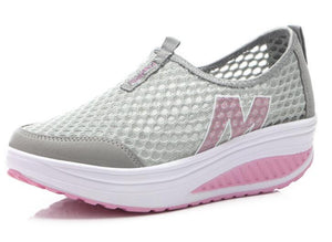 walking shoes without laces for ladies