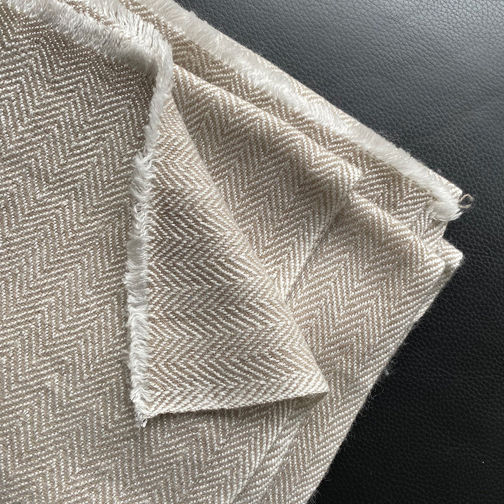 Caramel zig zag cashmere scarf | Freedom Road Style | Reviews on Judge.me