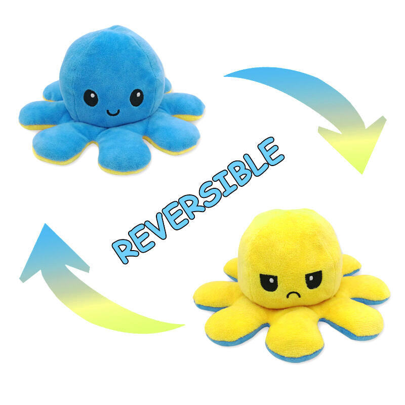 blue mini octopus plush