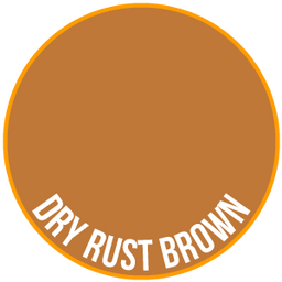 Pot of Two Thin Coats Dry Rust Brown, a UK-made acrylic miniature paint