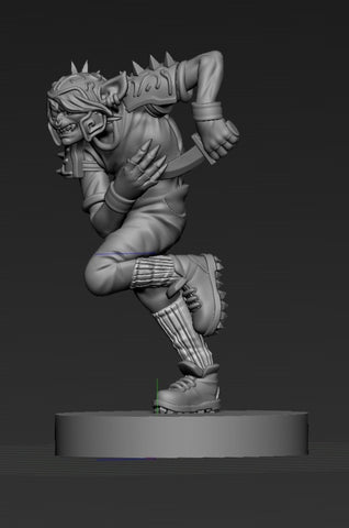 Side view of sculpt for Hobgoblin Two