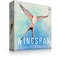 A front box image of the board game Wingspan.