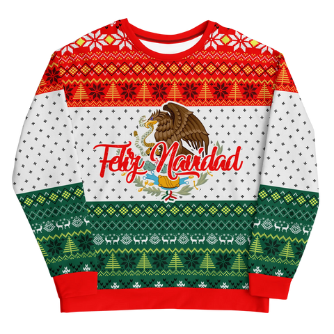 Premium Fleece Feliz Navidad Pj/ Christmas Sweatshirt