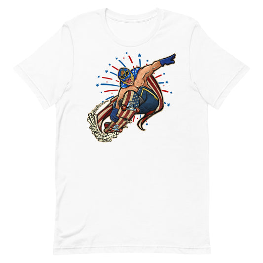 Premium El Luchador 4th Of July OG Vintage T-shirt