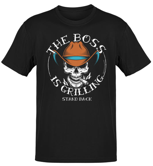 Premium the Boss Is Grilling OG T-shirt