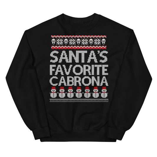 Santa's Favorite Cabrona OG Navidad Sweatshirt