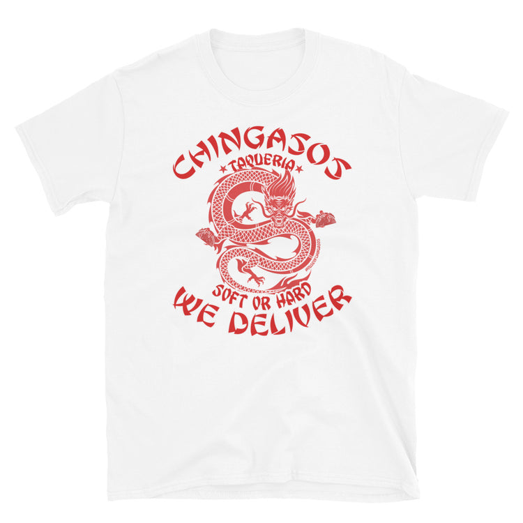 Chingasos Taqueria Old School Takeout T-Shirt